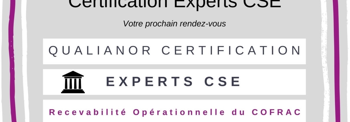 Certification Expert CSE avec QUALIANOR