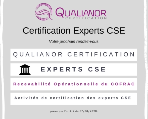 Certification Expert CSE avec QUALIANOR